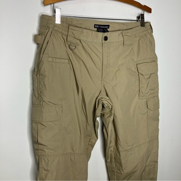 5.11 tactical series khaki pants cargo women’s size 14 work gear - Picture 2 of 6
